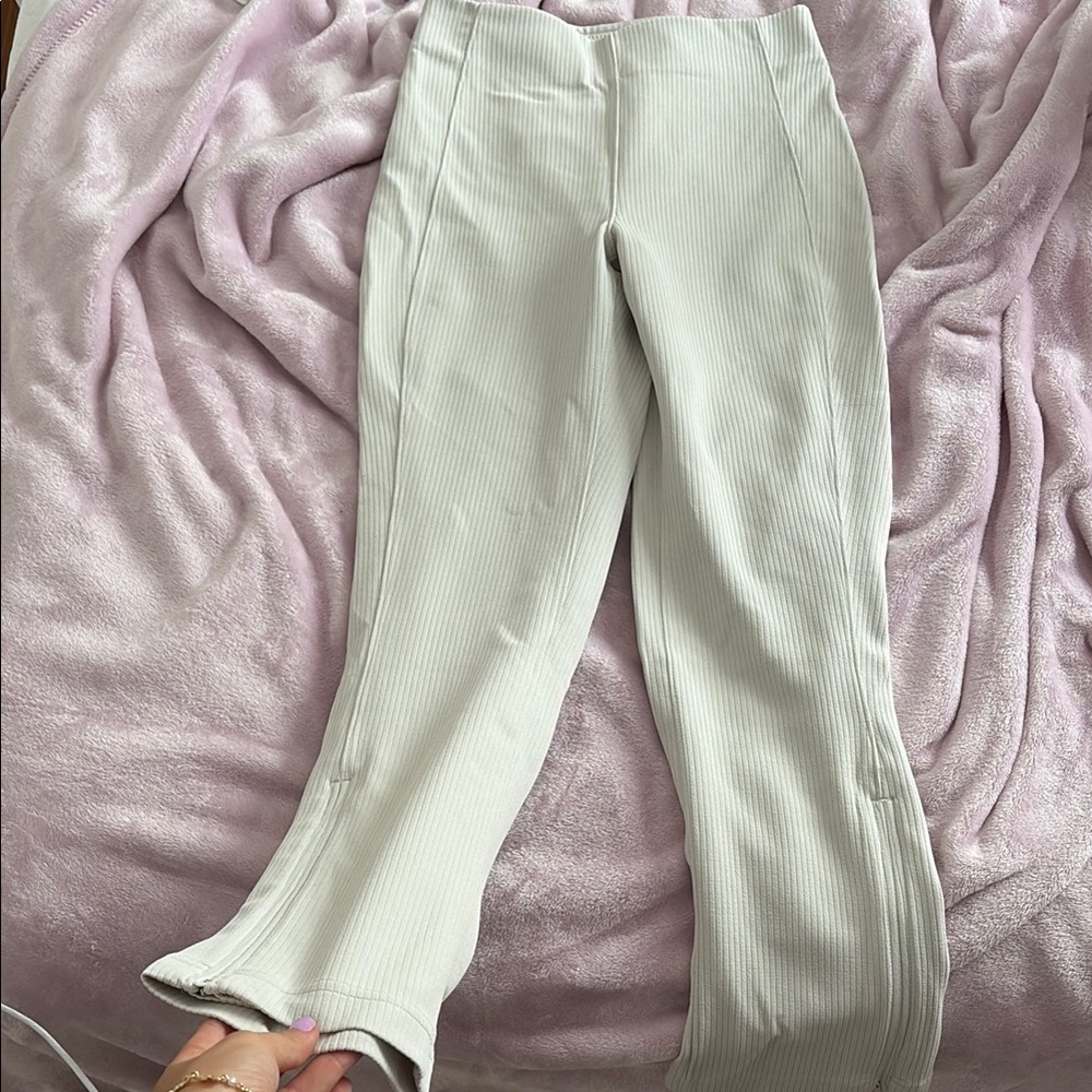 lululemon athletica Cream Straight Leg Pants